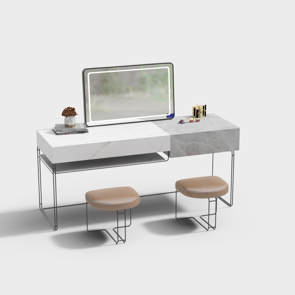 Stage professional dressing table