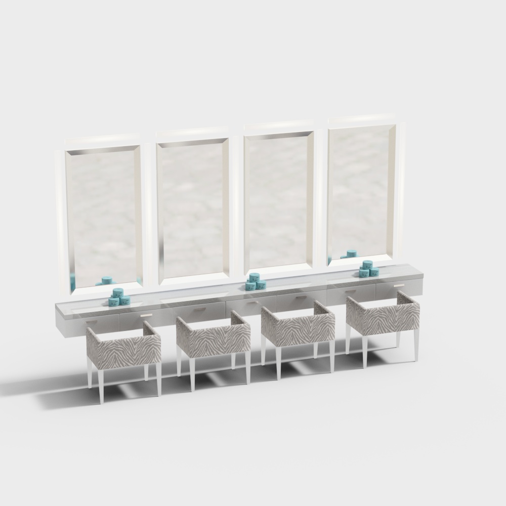 table de maquillage de théâtre