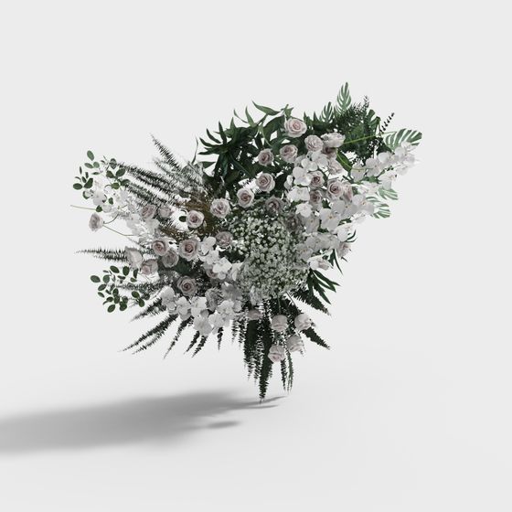 Floral Symphony 3D model