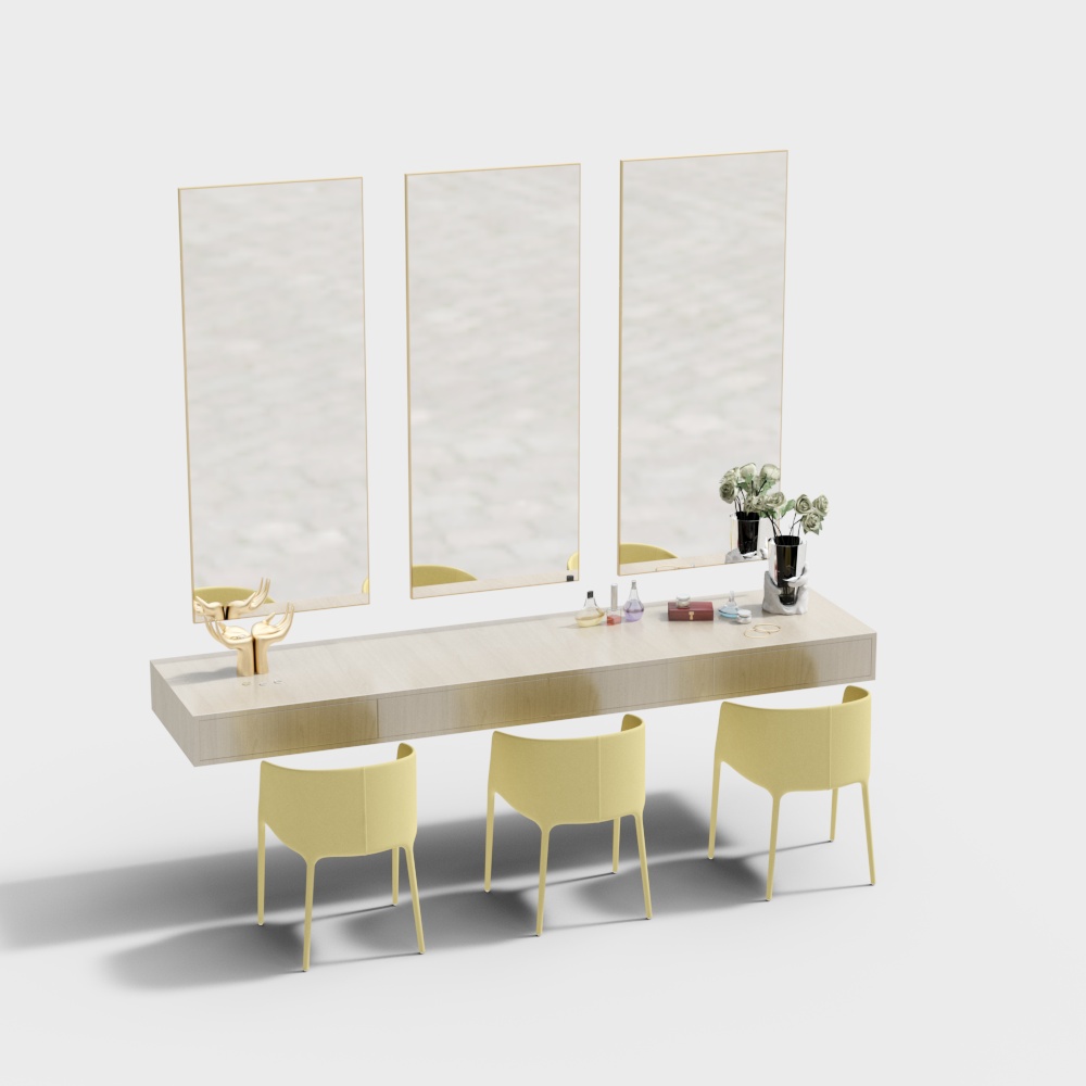 Theater backstage dressing table