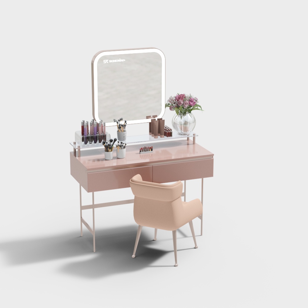 Makeup area dressing table