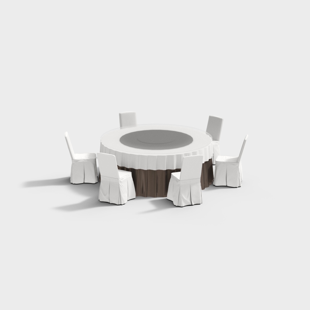 Hotel wedding tables and chairs