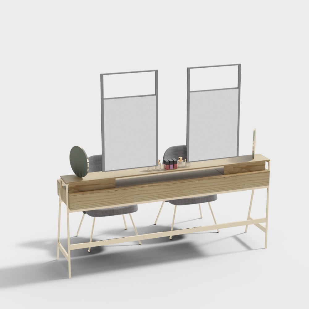 Bàn trang điểm nhỏ đôi