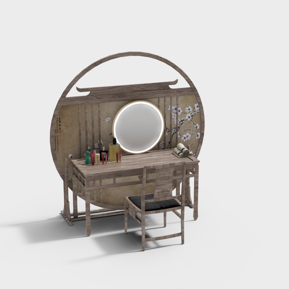 Coiffeuse simple de style antique