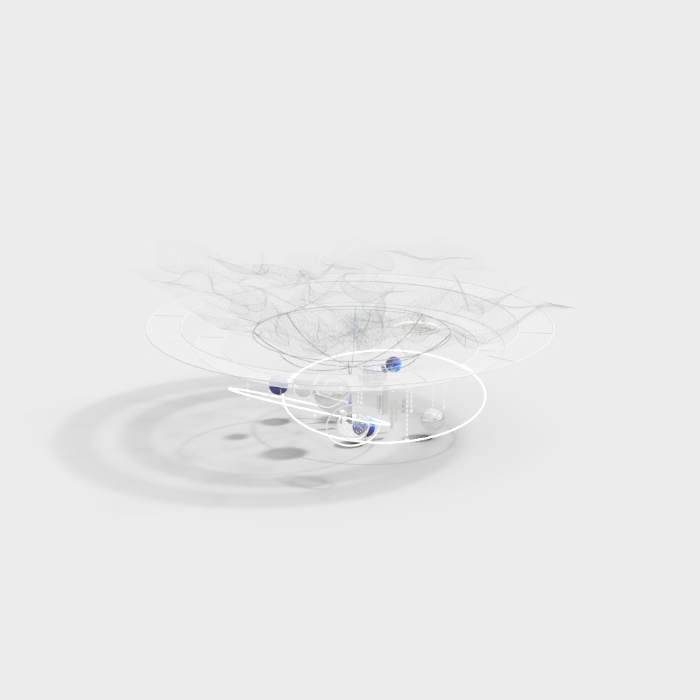 Modern wedding dome decoration