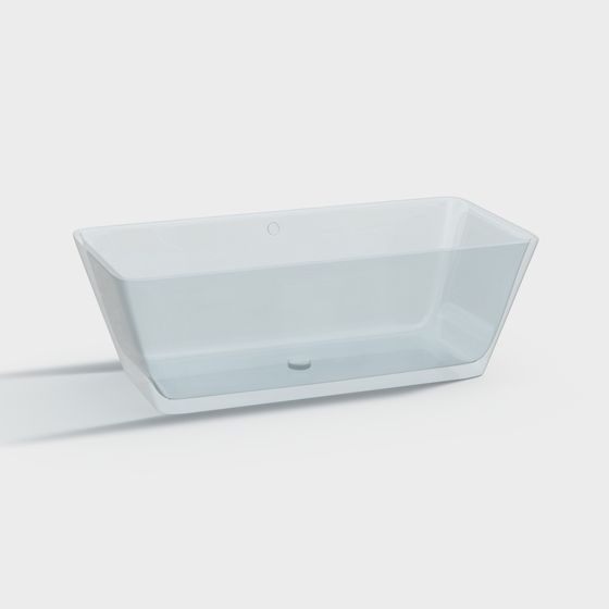 Modern Minimalist Bathtub 3D model