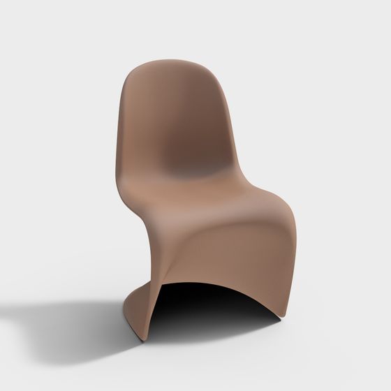 Stylish Low-Poly Chair 3D model