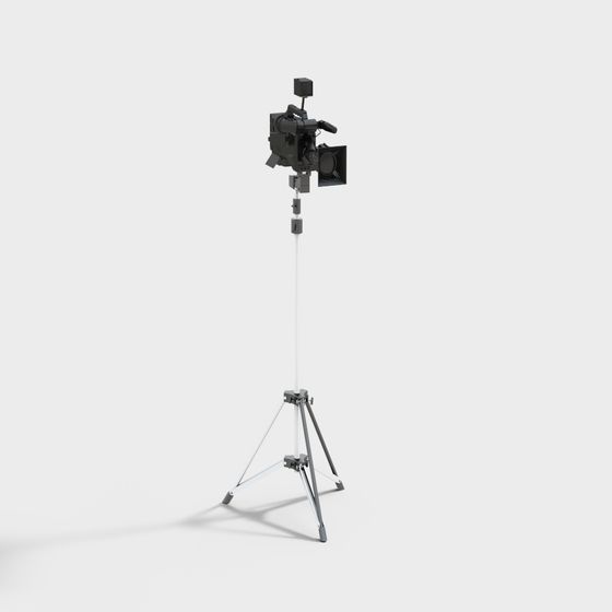 Low Poly High Detail 3D Camera Model