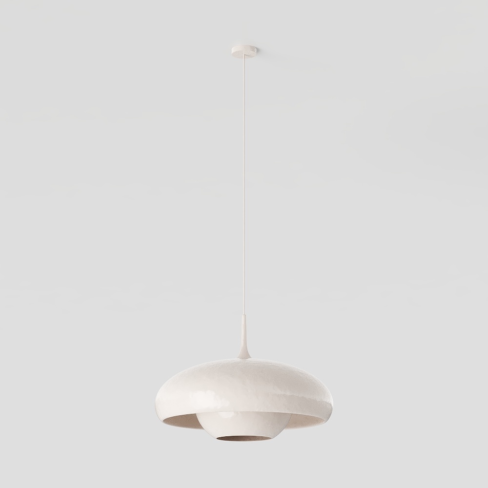 Elegant Modern Pendant Light 3D Model – Lotus Design