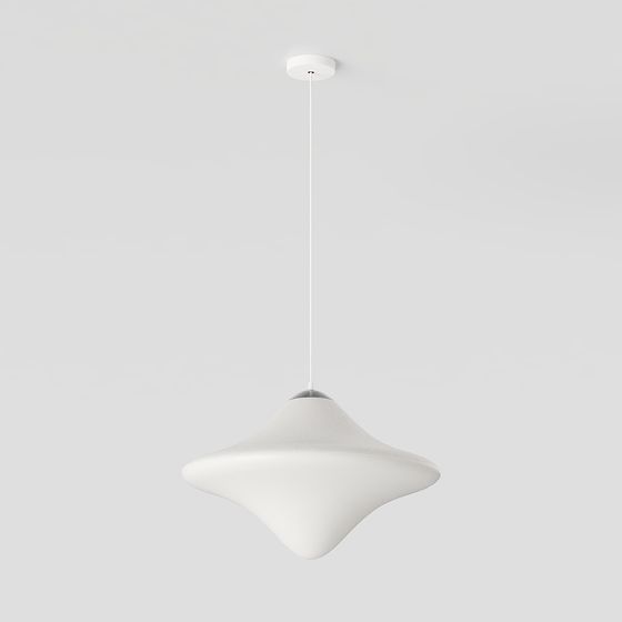 Elegant Low-Poly Pendant Light 3D model