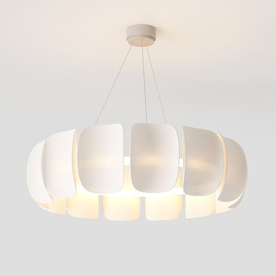 Elegant Low-Poly Chandelier 3D model for Modern Interiors