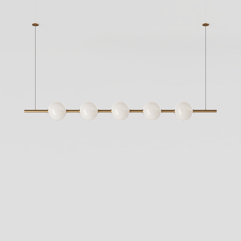 Modern Minimalist Chandelier 3D model