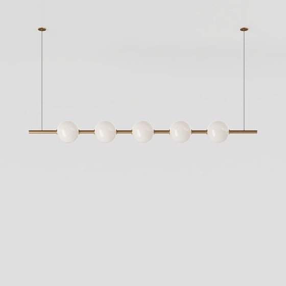 Modern Minimalist Chandelier 3D model