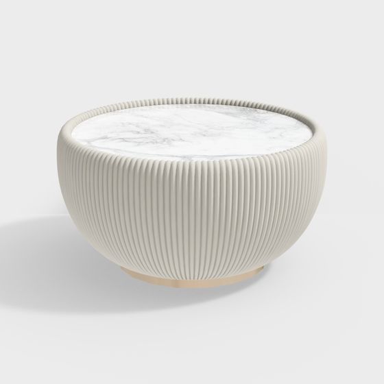 Elegant Round Table 3D model for Modern Interiors