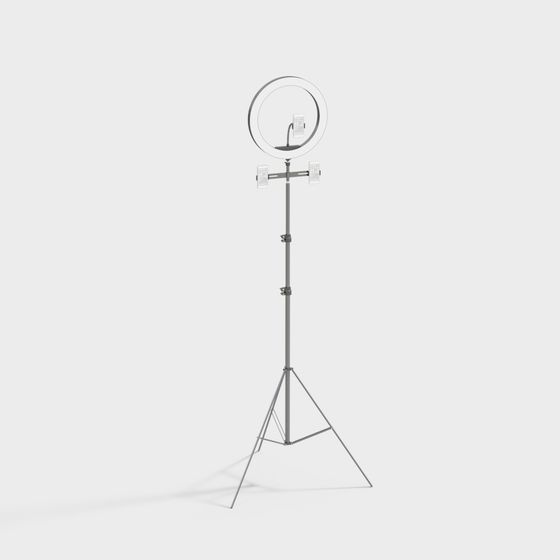 Unique Circular Lamp Stand 3D model