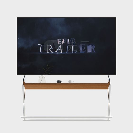 Epic Trailer Stand 3D model