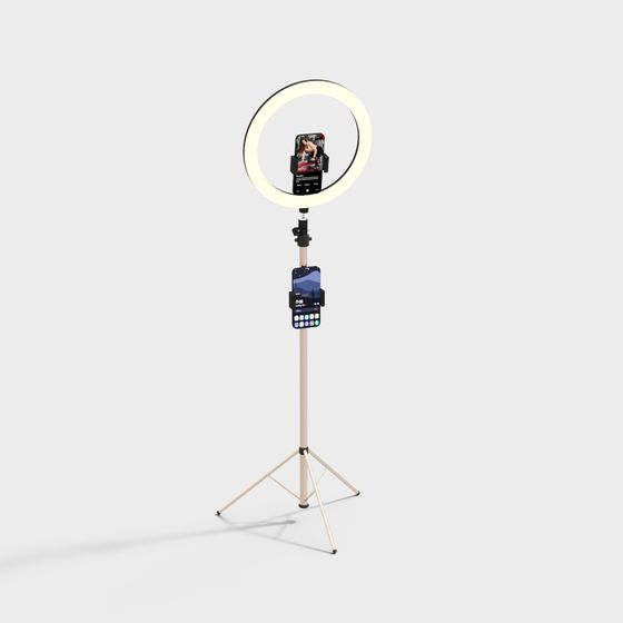 Selfie Ring Light Stand 3D model