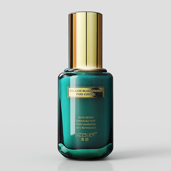 Elegant Skincare Essence Bottle 3D model