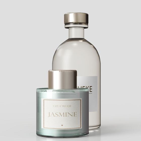 Jasmine Gel-Cream 3D model for Premium Skincare