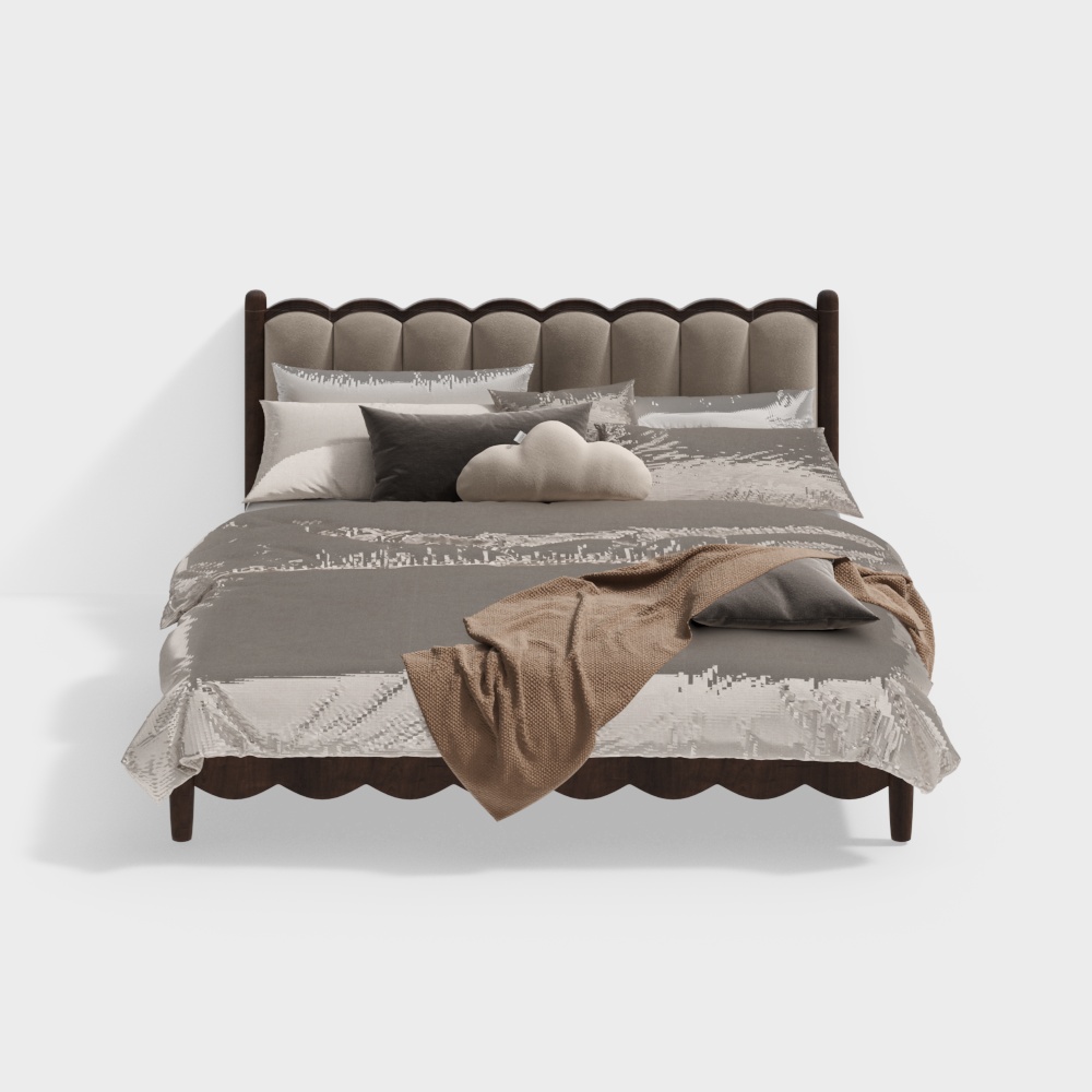 Urban Comfort Bed 3D model