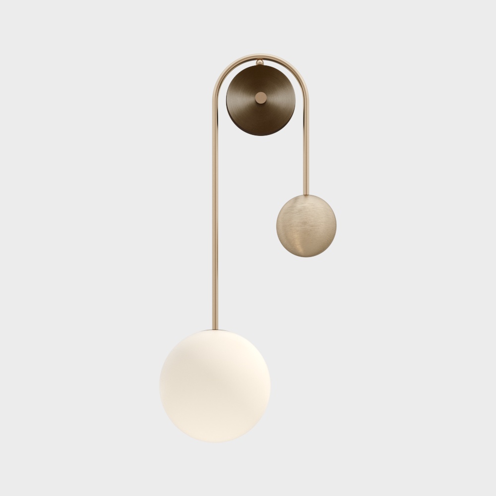 Balance of Light 3D Model – Gold Metallic Modern Decor