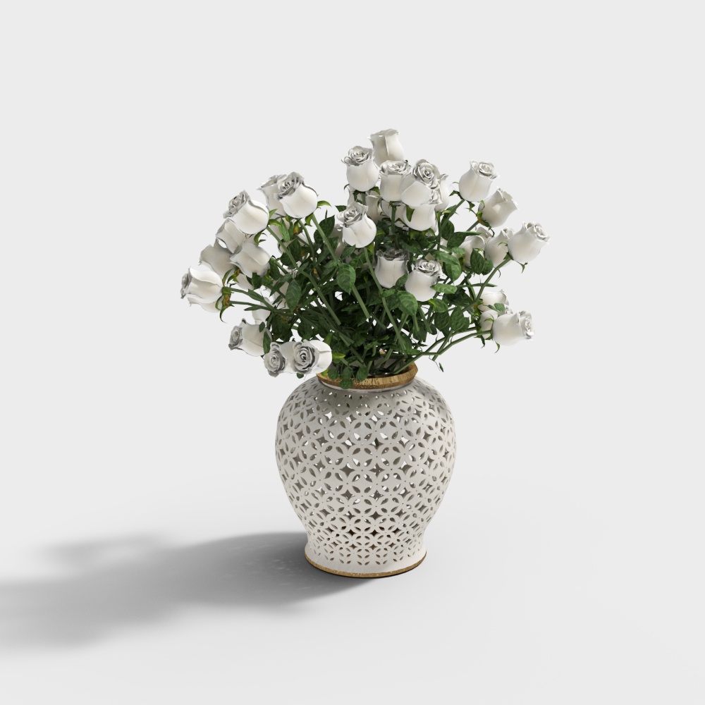 Ornements de fleurs artificielles de style médiéval