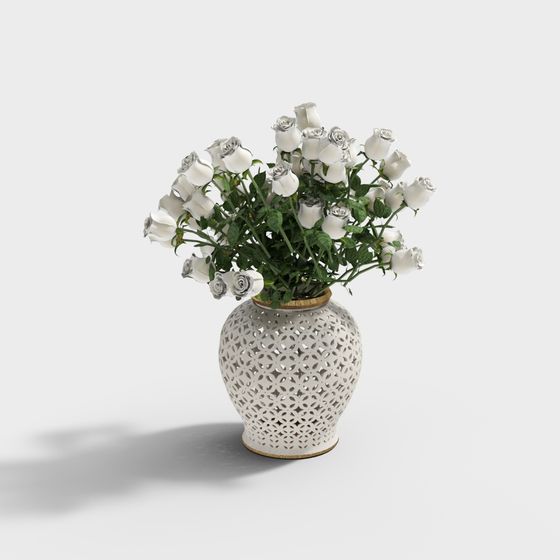 Ornements de fleurs artificielles de style médiéval