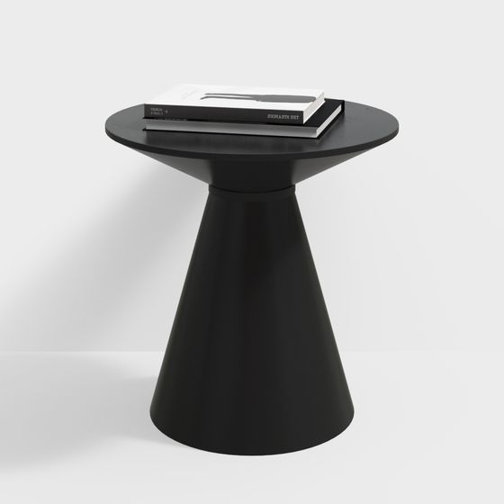 Stylish Cone-Shaped Side Table 3D model