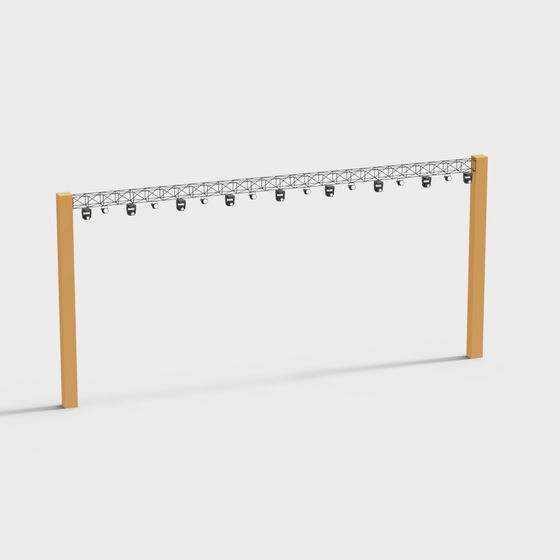 Stage Lighting Truss 3D model