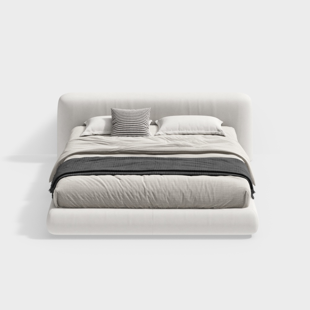 Wabi-Sabi Stil Doppelbett