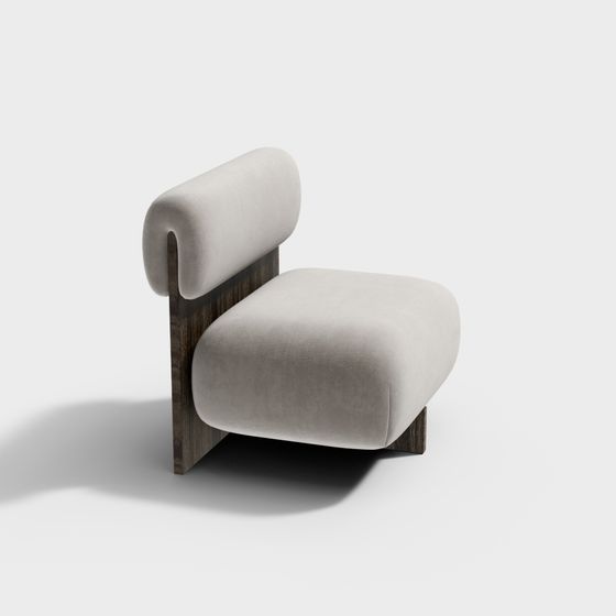 Urban Leisure Chair 3D model for Modern Interiors