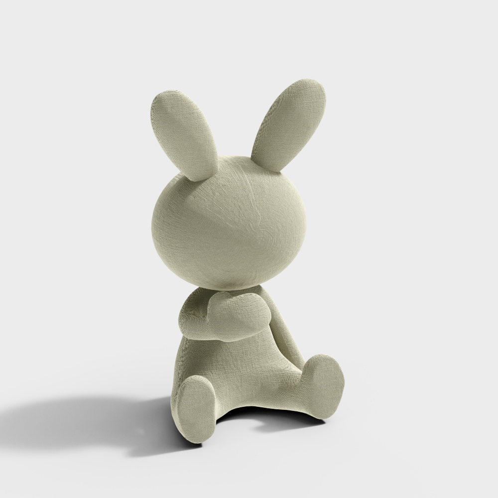 Soft Whisper Bunny 3D Model