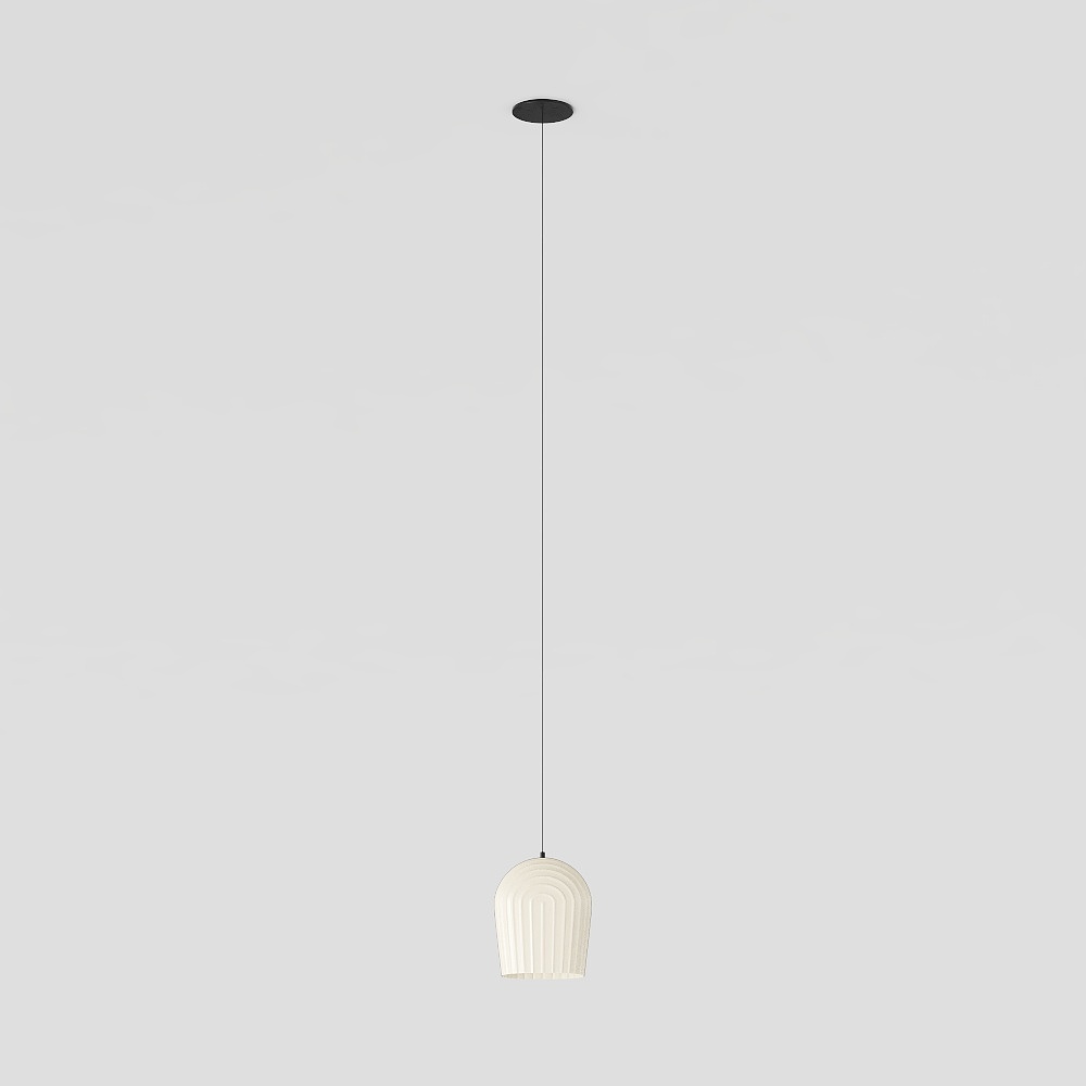 Đèn chùm phong cách kem