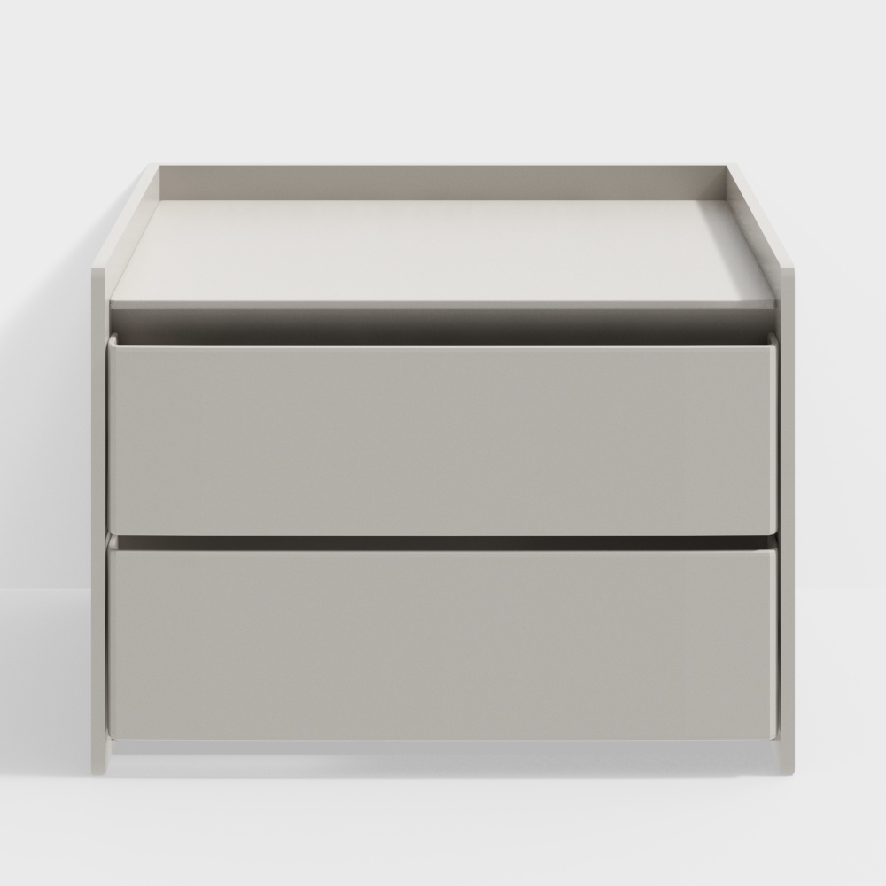 Table de chevet de style crème