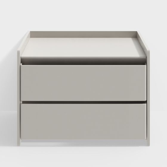 Table de chevet de style crème