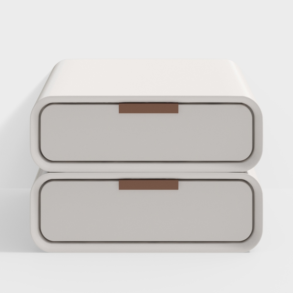 Прикроватная тумбочка в кремовом стиле