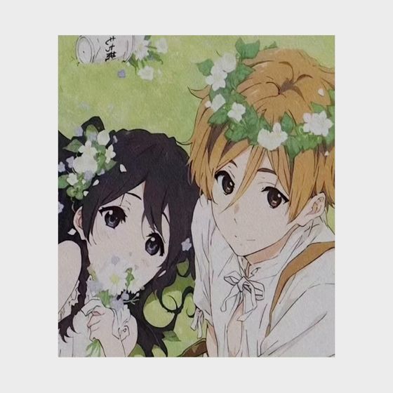 Flower Garden Boys and Girls 3D model