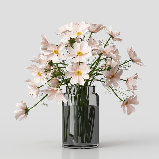 Cream Style Flower Ornaments