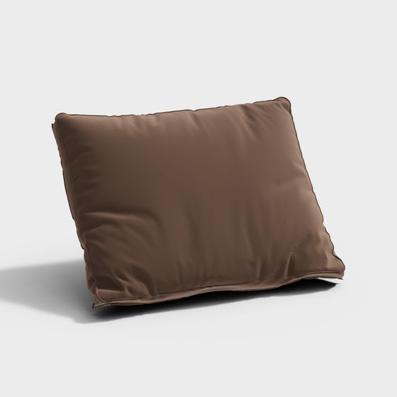 Elegant Low Poly Pillow 3D Model