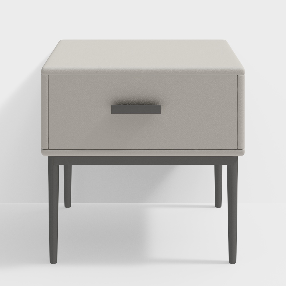 Cream style bedside table