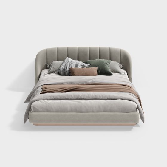 Urban Comfort 3D model Bed for Modern Living