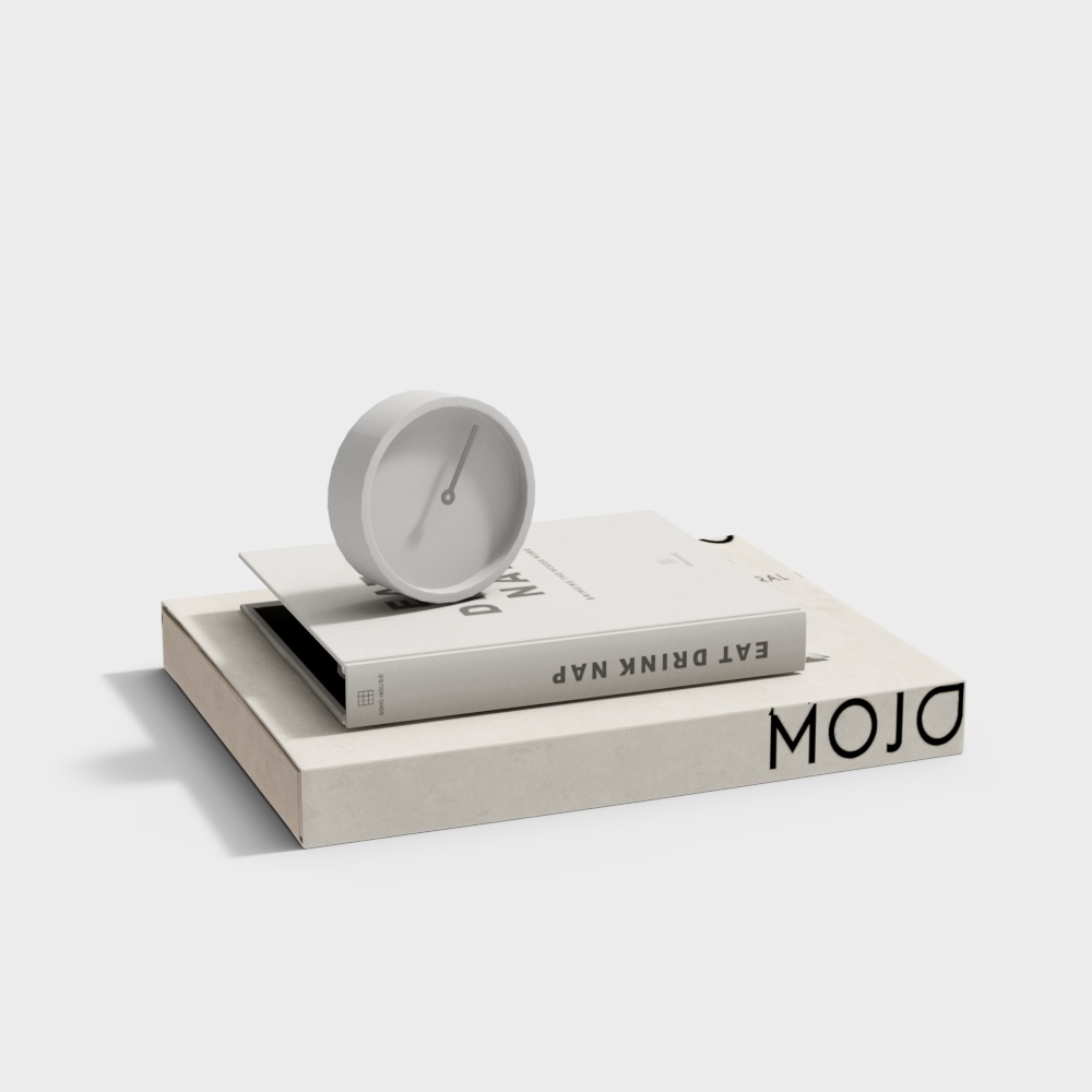 Cream style book ornaments