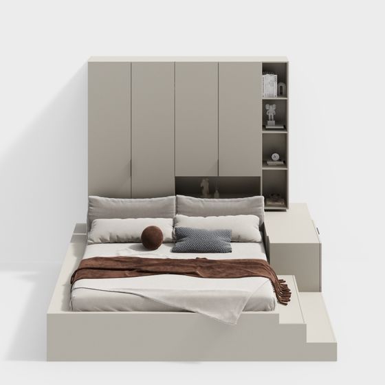Urban Retreat Bed 3D model