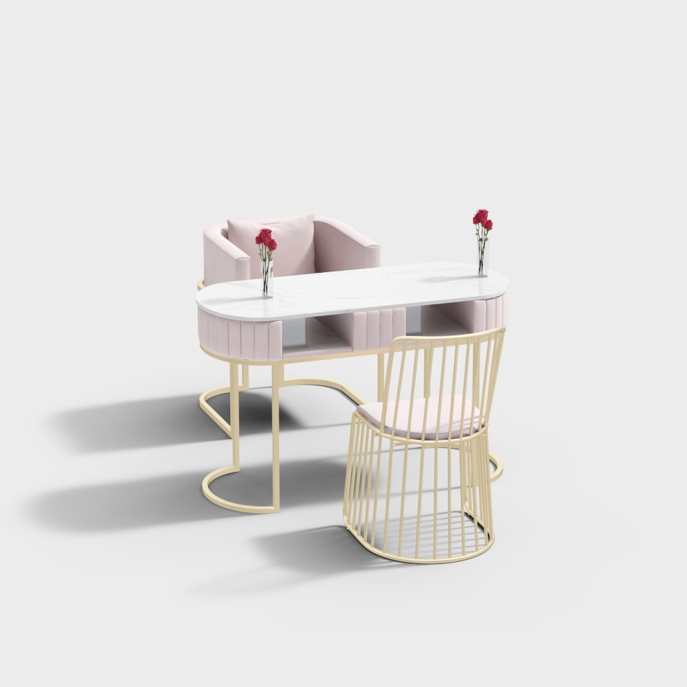 coiffeuse de salon de beauté