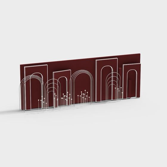Art Deco Archway 3D model
