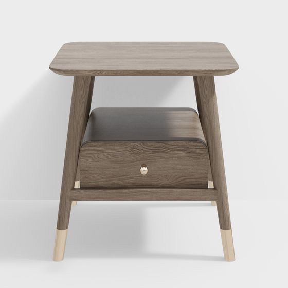 Mid-Century Modern Side Table 3D model