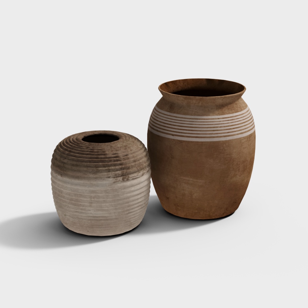 Wabi-sabi style jewelry set