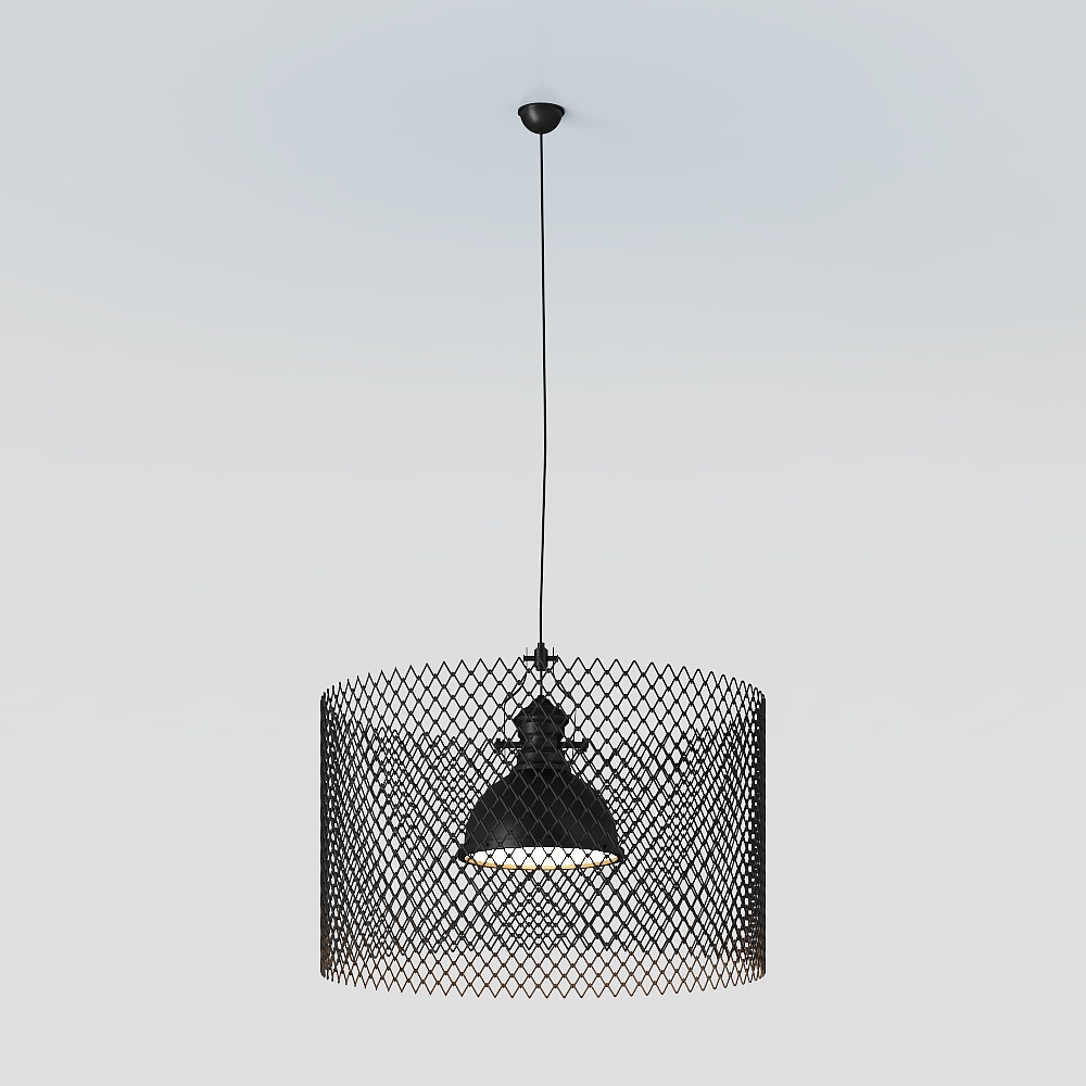 black ceiling lamp