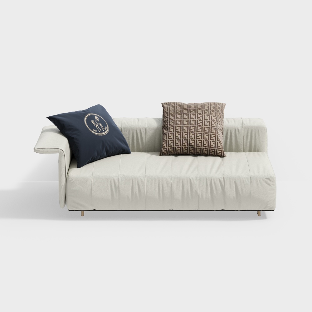 sofa with pillows