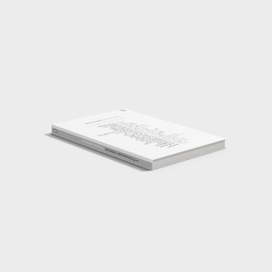 Stylish Modern Book 3D model